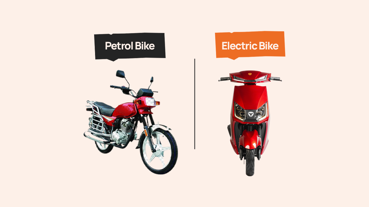 Electric bikes vs petrol bikes